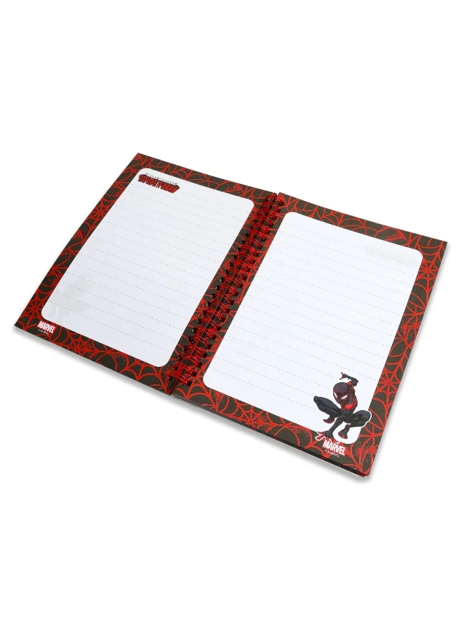 Marvel  Marvel Miles Morales Spiderman A6 Spiral Note Book for Kids | Best Price UAE